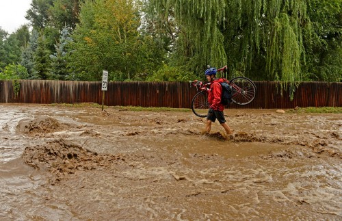 Massive flash flooding in Colorado