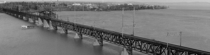 This 108 year old bridge over the Susquehanna River is being replaced.