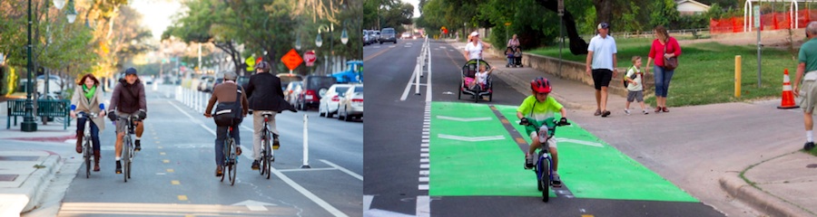 The City of Newark recently asked DelDOT to create Delaware's first protected bike lane on Delaware Avenue in downtown Newark.